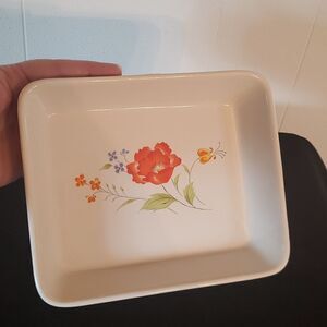 Westland Stoneware Small Floral Dish Tray